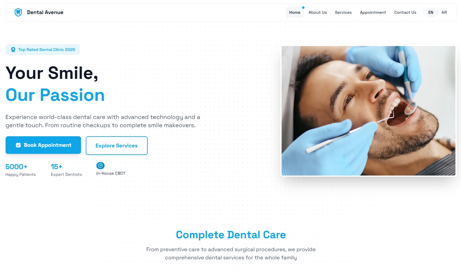 Dental Avenue Website